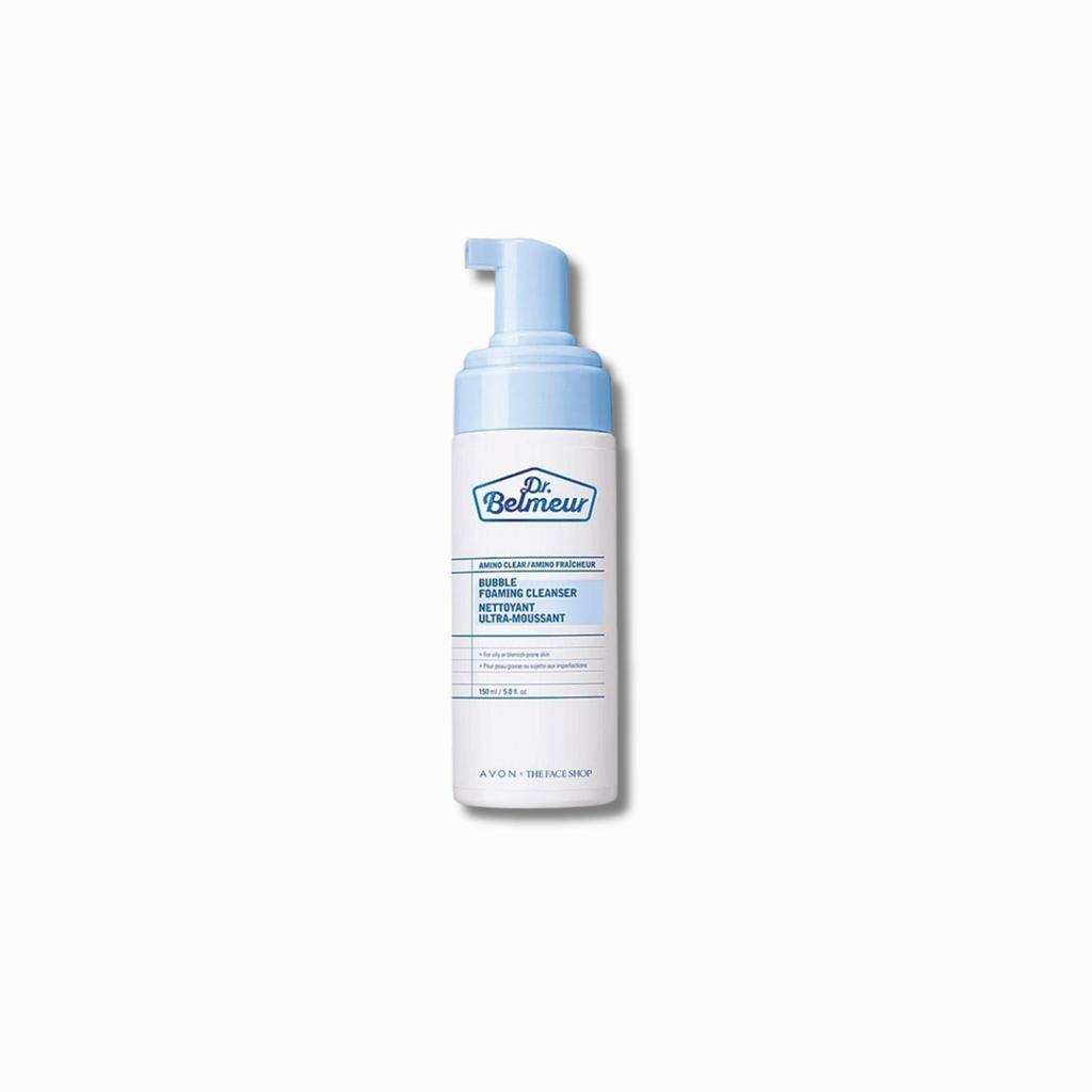 The Face Shop Dr. Belmeur Amino Clear Bubble Foaming Cleanser for Acne-Prone Skin, 150ml