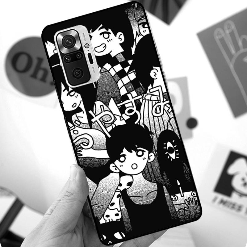 Omori Game Case For Xiaomi Redmi Note 12 Pro 11 8 9 10 Pro 9S 10S 11S 12S Redmi 12C 10C 9C 10A Cover