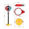 Kids Children Portable Basketball Hoops Set Stands Adjustable Height with Inflator Toys Outdoor Summer Garden