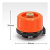 Self-Closing Adapter Valve Leak-Proof Propane Canister Connector Easy to Install