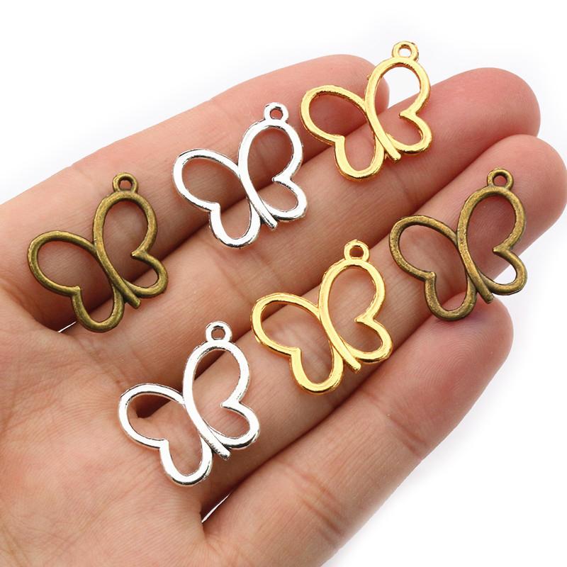 2-50 stuks Libelle Vlinder Bedeltjes Hanger Legering Metaal DIY Sieraden Maken Accessoires Onderdelen voor Kettingen Sleutelhangers Oorbellen
