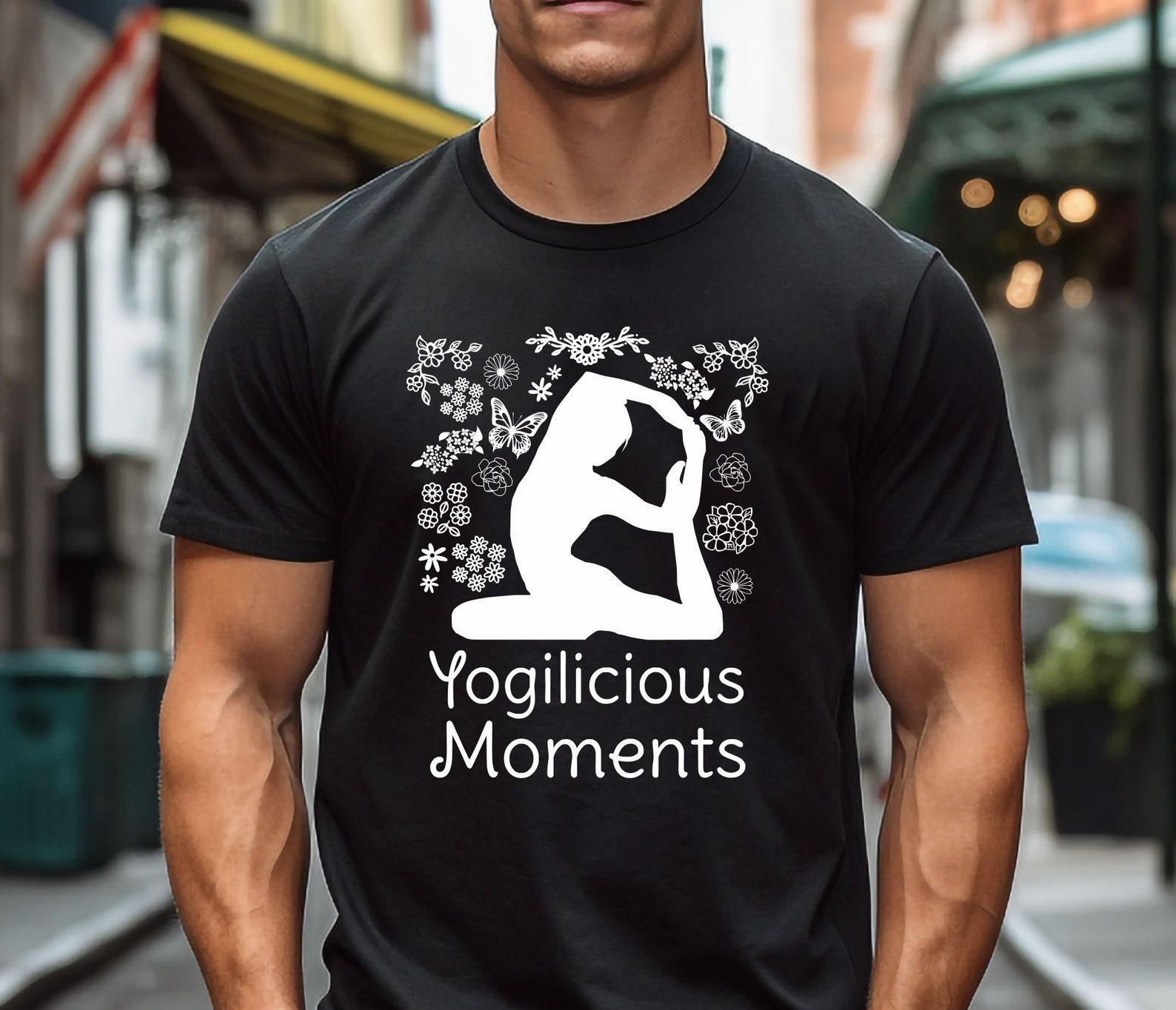 Yogilicious Moments Tee - Savor the Asana - Gift for Joyful Yogis - Celebrate Every Yoga Pose 4XL