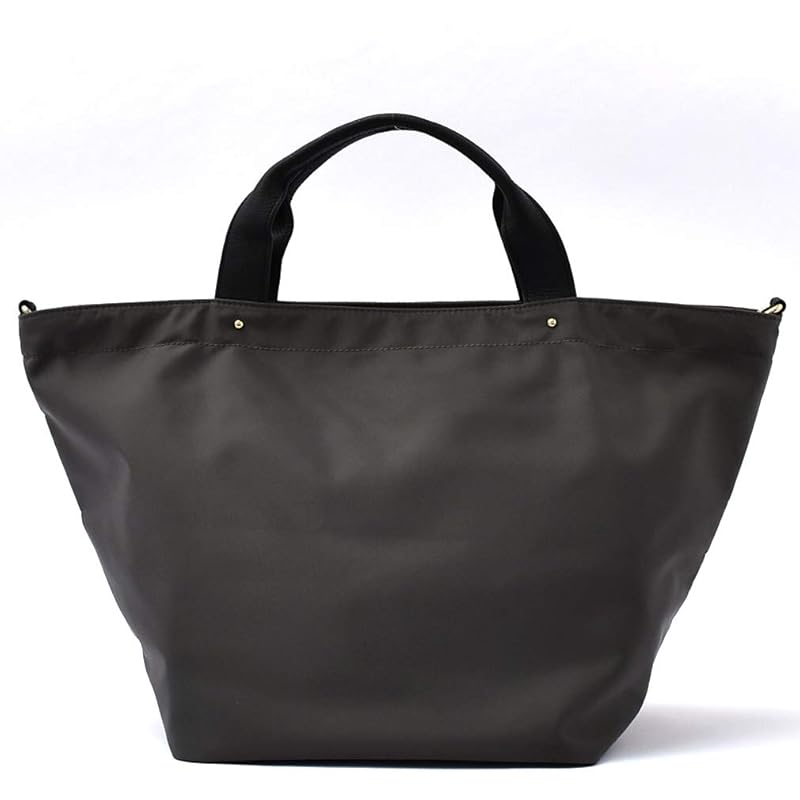 

[VITAFELICE] Vita Felice Genuine leather handle 2way nylon tote bag ladies vin1b-18r004p (charcoal)