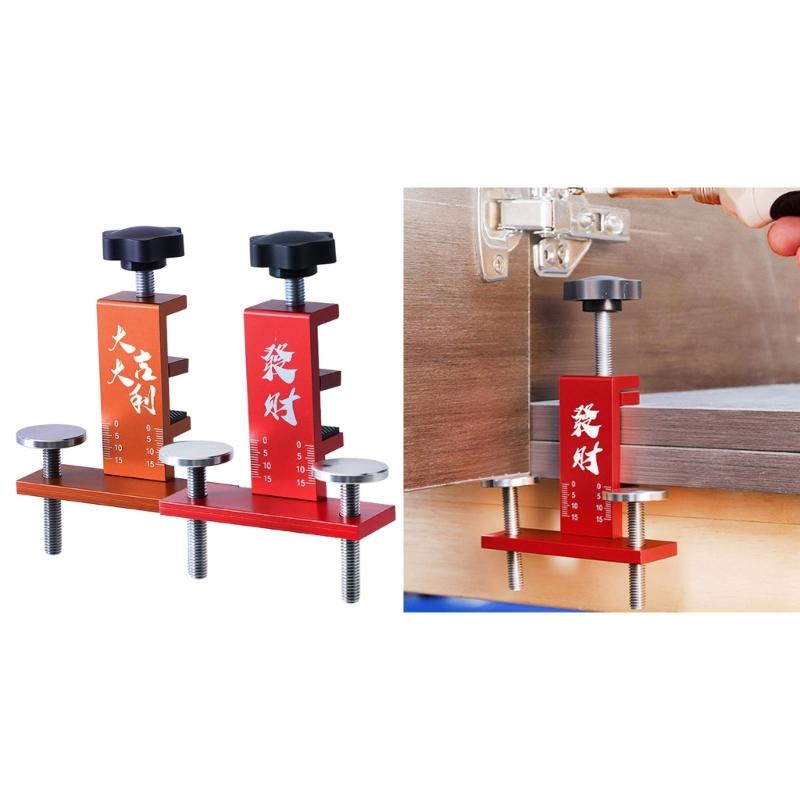 Adjustable Cabinet Handle Template Tool Support Arm Punch Locators Drilling Guide for Accurate Door Installation