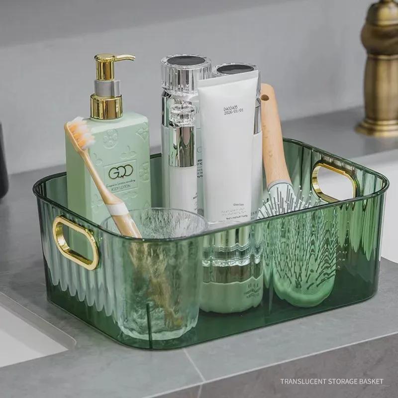 Acrylic Luxury Storage Box: Transparent, Large-Capacity, Multifunctional Organizer for Cosmetics and Daily Essentials