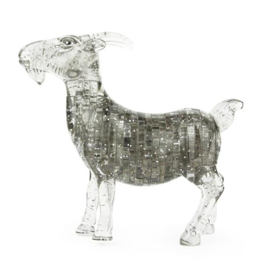 DIY 3D Crystal Puzzle Assembly Goat Animal Model Crafts Educational Children Toy