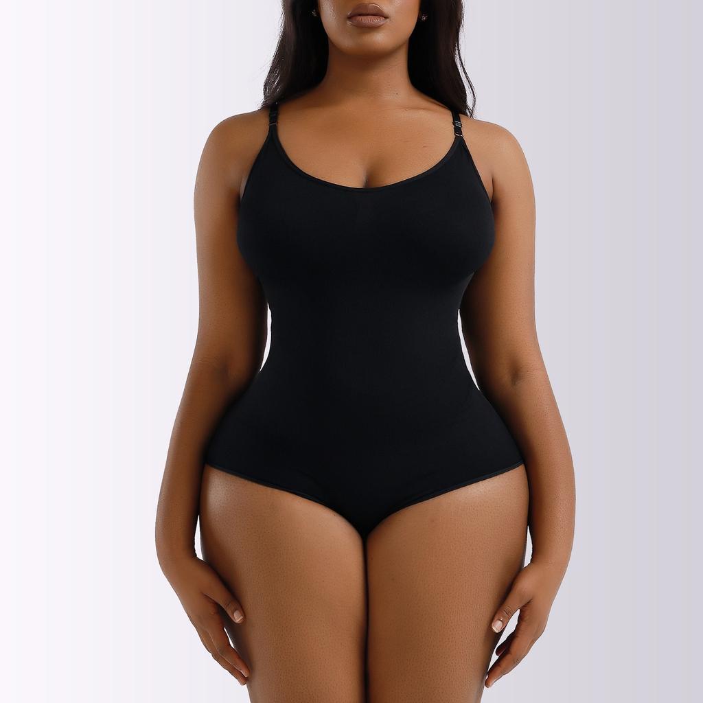 Body modellante da donna, body modellante con controllo della pancia, body modellante senza cuciture con vita stretta