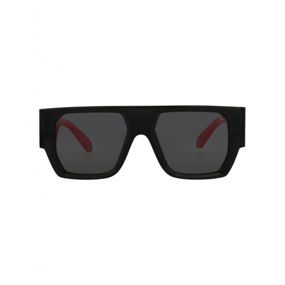 

Philipp Plein Square Frame Acetate Sunglasses Black Pink Smoke One Size
