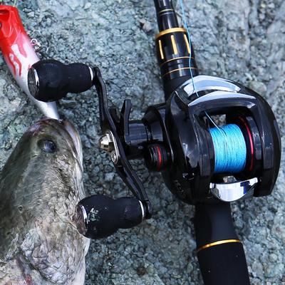Baitcasting-Angelrolle, magnetische Bremsen, 18+1 Kugellager, hohe Geschwindigkeit, extrem glatt, für Süßwasser