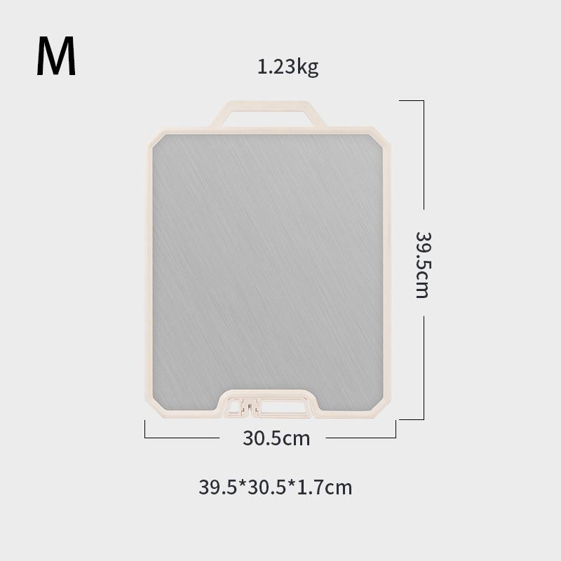 Gemüsebrett Haushalt Edelstahl Doppelseitiges Schneidebrett Etui Brett Küche Klebebrett Nordisch Weiß Kann Ständer Messerplatte