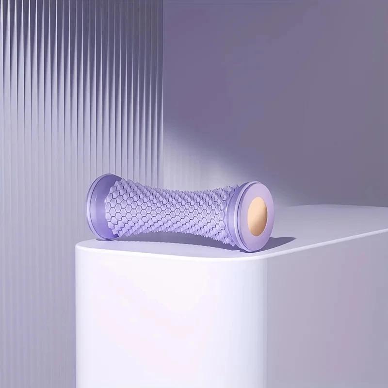 Yoga Fascia Ball Roller Foot Massage Wheel Foot Roller Trainer Portable Multi-function Foot Massager Relax and Relieve Pain.