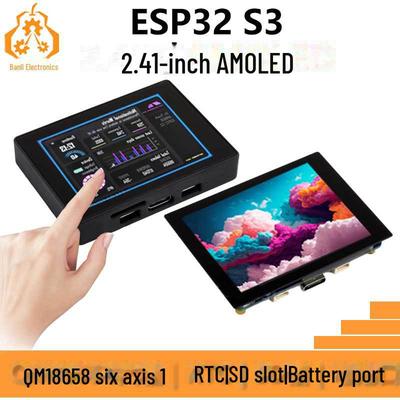 Placă de dezvoltare ESP32 S3 cu ecran tactil AMOLED de 2,41 inch, giroscop cu 6 axe, slot pentru card SD