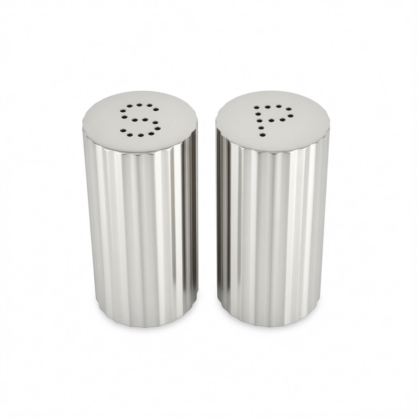 

Gold Tone 304 Stainless Steel Spice Jars - Pair of Seasoning Bottles for Pepper and Salt, Ideal for Hotel and Western Restaurant Use.