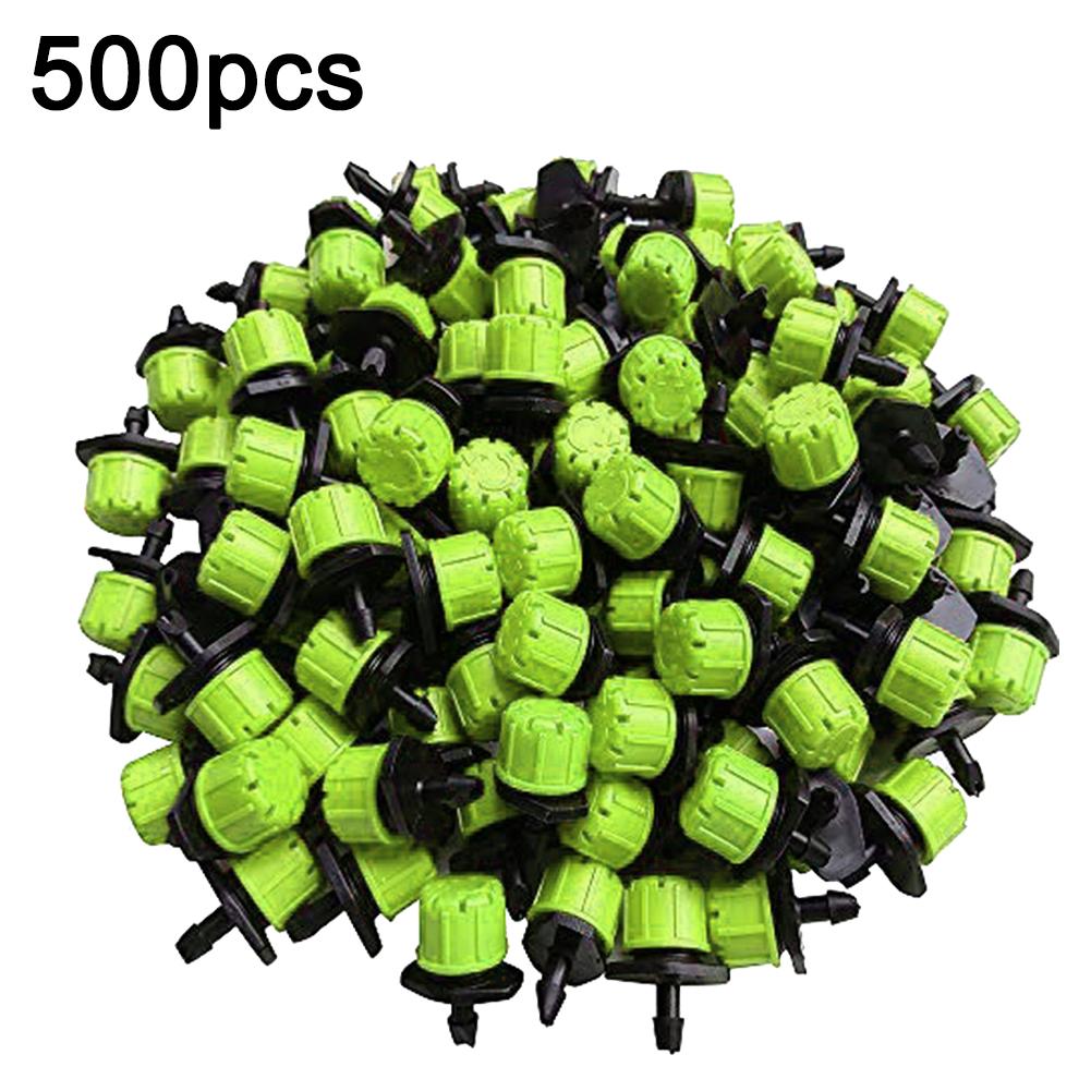 100-500PCS Garden Micro Drip Irrigation Sprinkler Water Dripper Plants Greenhouse Auto Watering System Nozzle Sprayer Sprinkler