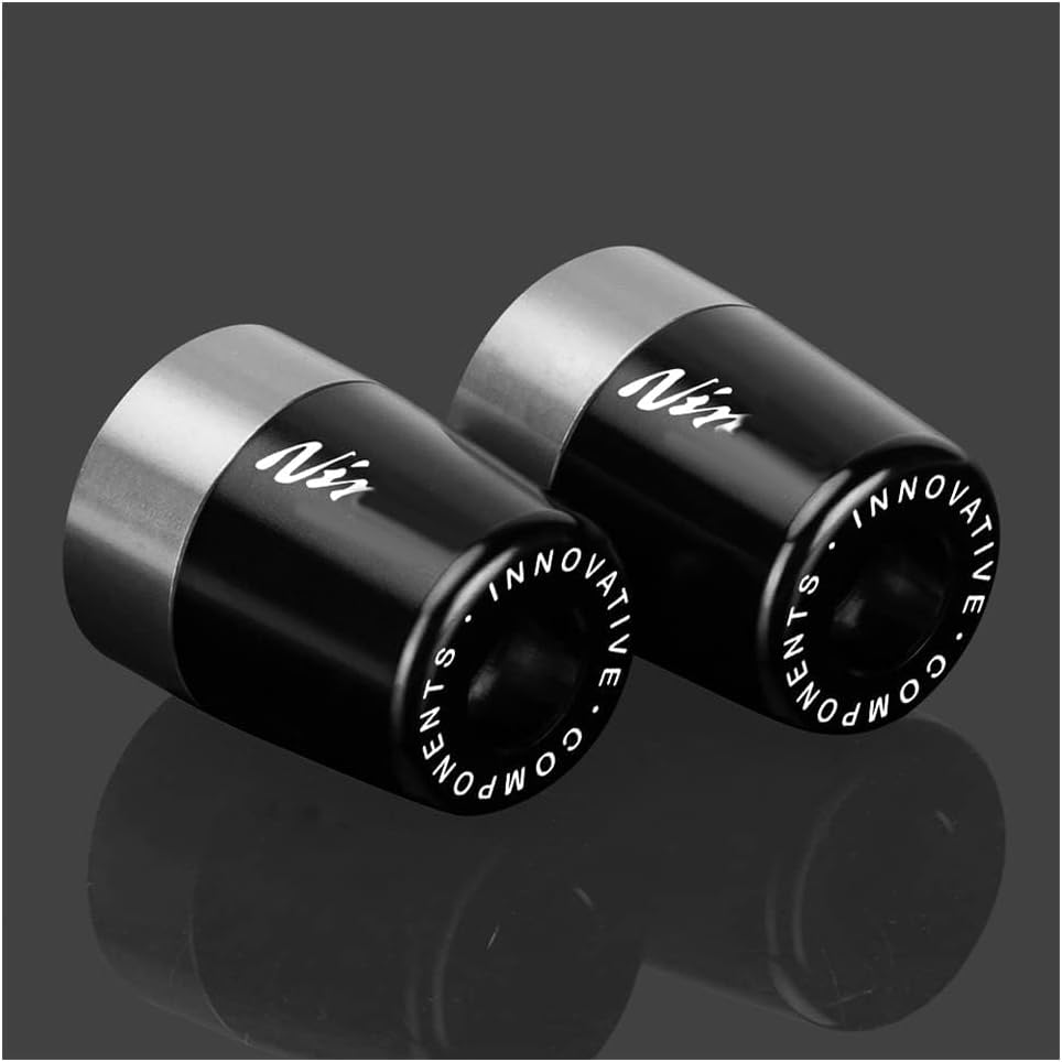 Handlebar Grip End For Ninja 250 300 400 650 1000 400R 250R 250SX 1000SX H2R ZX14R ZX10R ZX6R Motorcycle CNC Aluminum Handlebar Bar Ends Plug Balance