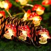 LED Mushroom Light, Copper Wire Light String, Micro Landscape Atmosphere Decorative Light, Easter Small Colorful Light Strip