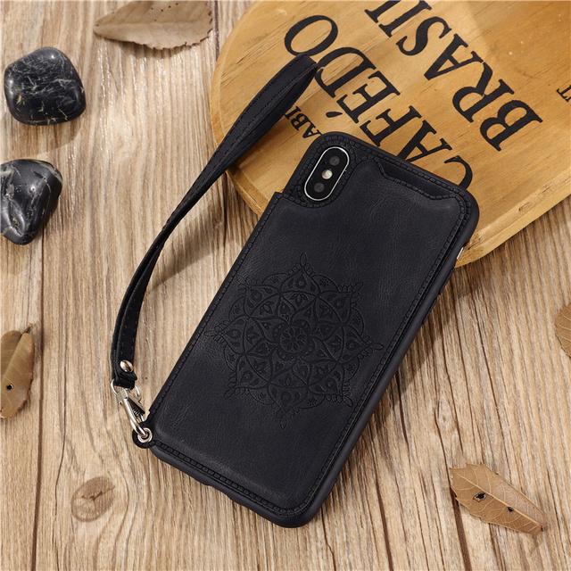 Cover in Pelle Slim Fit Per Samsung Galaxy S10 S20 S21 Fe S22 Plus Ultra Note 10 20 Lite Portafoglio Scomparti per Carte Antiurto a Libro