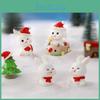 Adorable Christmas Bunny Figurine Resin Decoration Cute Holiday Accent Piece