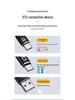 Type-C OTG Dual Connection Cable for Apple & Huawei Sound Cards