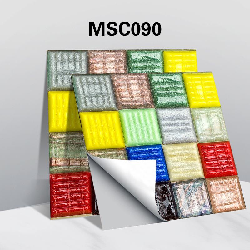 

10 шт. Наклейка для домашнего декора ПВХ обои водонепроницаемые мозаичные плитки наклейки на фартук клей для кухни