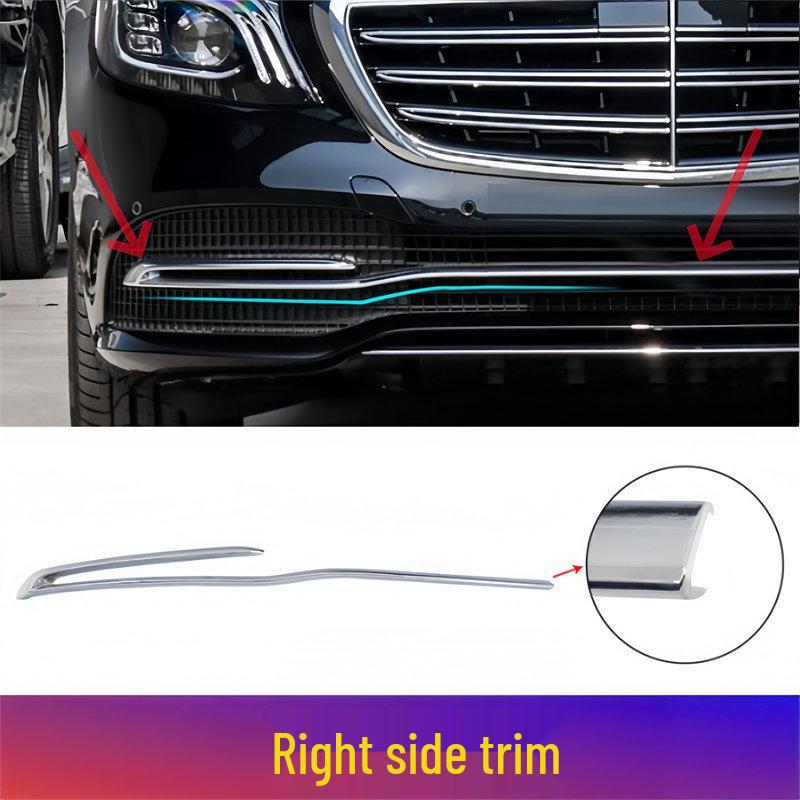 Mercedes-Benz S-klases W222 Priekšējā bufera hromēta
