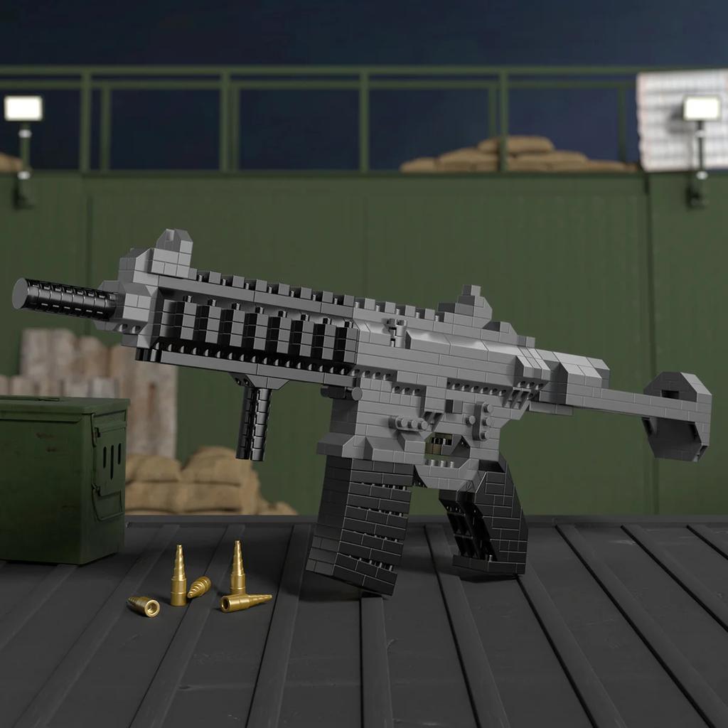 Building Blocks Toy Gun Sets Army Weapon Submachine Assembly DIY Bricks Kids Education Toys Model Holiday Gifts