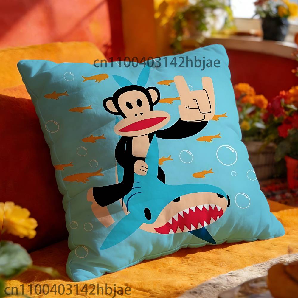 Monkey P-PaulS F-Frank Pillowcases Bedroom Living Room Sofa Home Decor Polyester Cushion Cover with Zipper