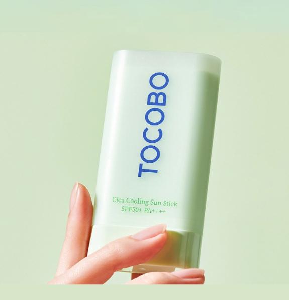 TOCOBO Cica Cooling Sun Stick 18g + Bio Watery Sun Cream 10ml Set SPF50+ PA++++