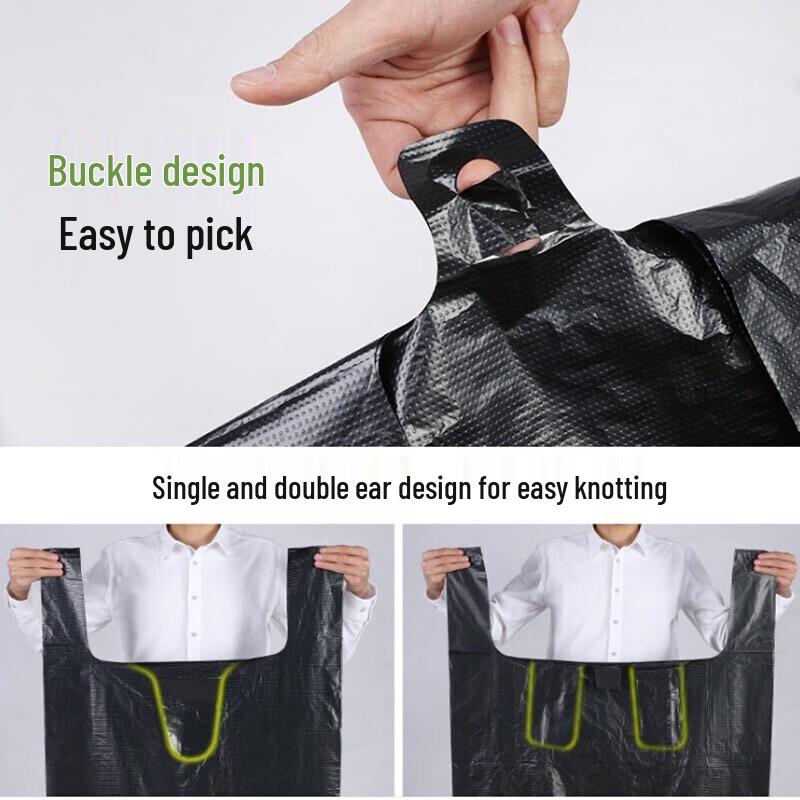 Homeglen Extra Large Thickened Vest-Style Trash Bags