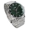 CASIO MTP-VT03D-3B quartz men's watch deep green metal band overseas model