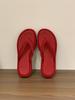 Korean version of simple and versatile slippers outer wear summer new flat-bottomed casual toe sandals fashion slippers women's beach shoes