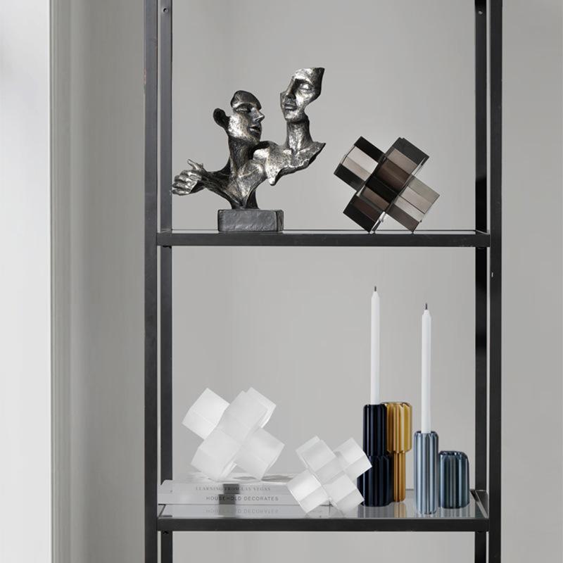 Ornamenti Scandinavi Eleganti a Forma di Croce Soggiorno Studio Stanza dei Modelli Tavolino Decorazione per la Casa Arte Creatività Durevole