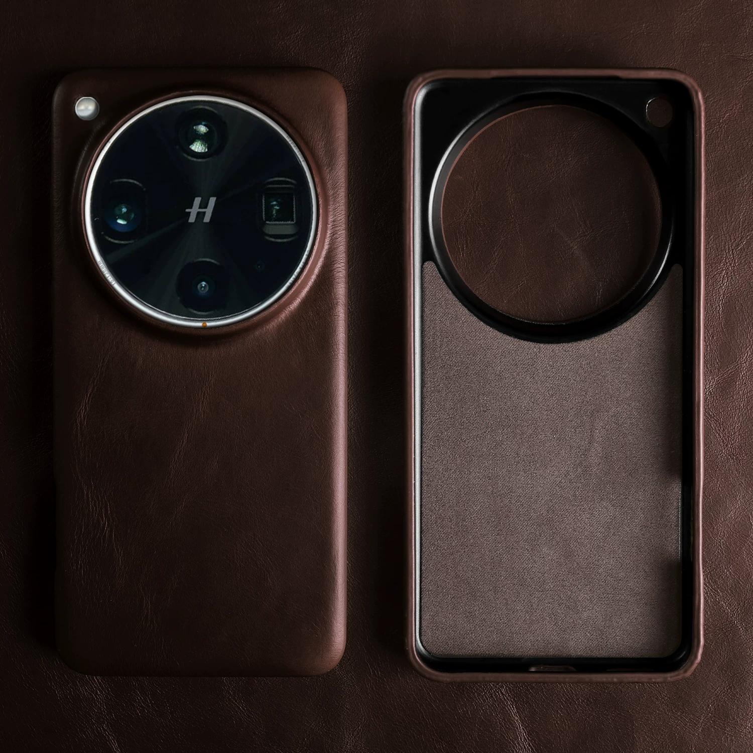 Waxed Leather Case for OPPO Find