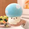 Cute Expression Little Mushroom Doll Plush Toy Red Mushroom Doll Girl Bag Keychain Pendant
