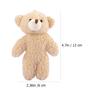 EXCEART Set of Mini Plush Bears for Bag Keychain Plush PP Cotton Soft Cute Gifts for Day and Christmas 32-Piece Girls, Charms, Pendants, Toys, Design,