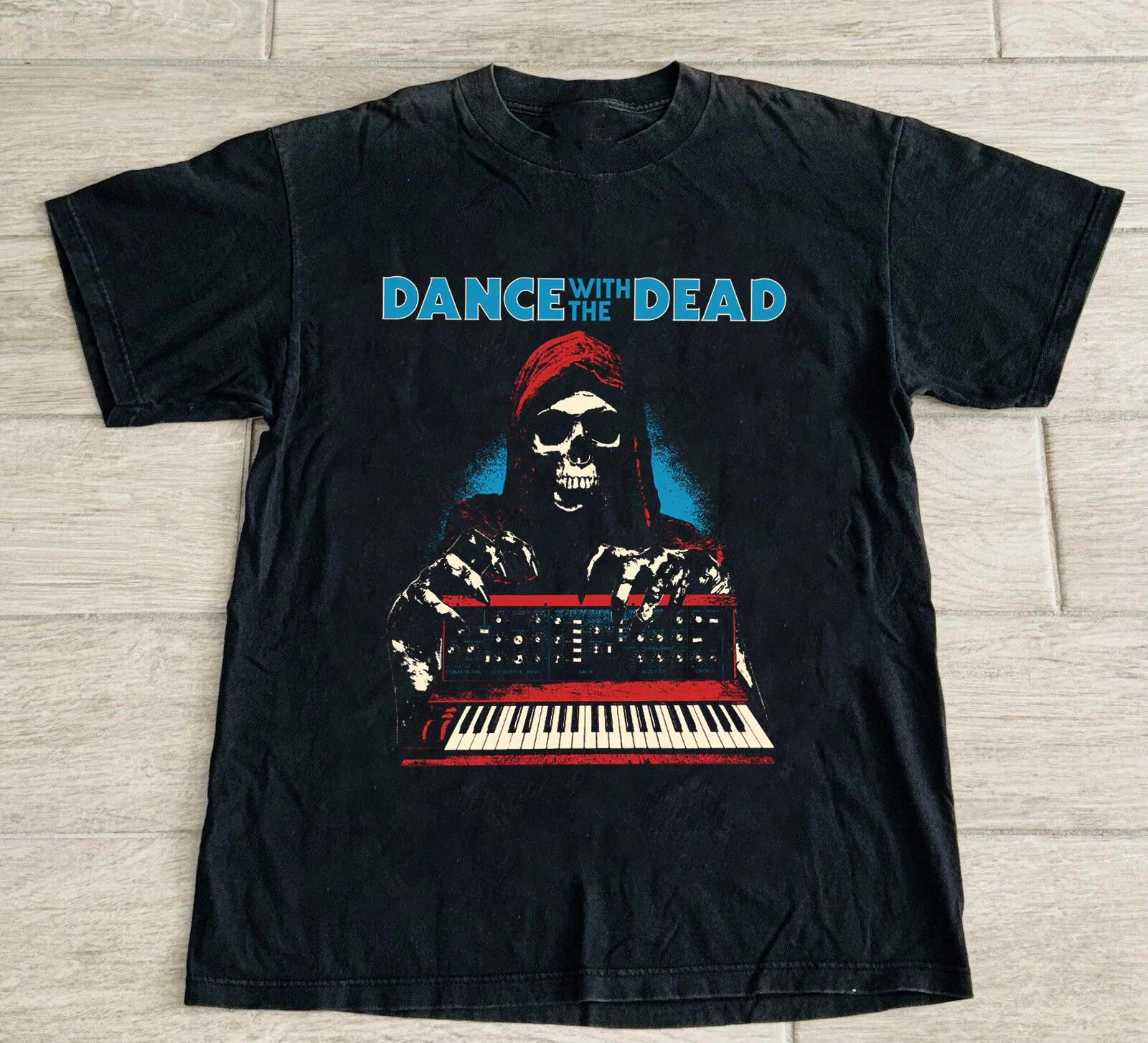 Collection Dance With The Dead Band Rock Music Black Shirt S to 5XL TU968 XXL