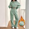 Women's Casual Warm Hoodie Casual Pants  Winter Sports Suit