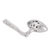 Fishing Reel Handle Silver White Aluminum Alloy Single Baitcasting Reel Power Handle with Olive Shaped Knob for