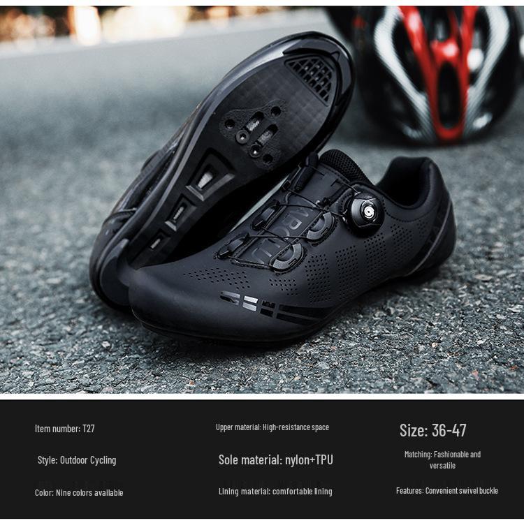 Andningsbara unisex cykelskor med power-assistans och spänne för landsväg & berg