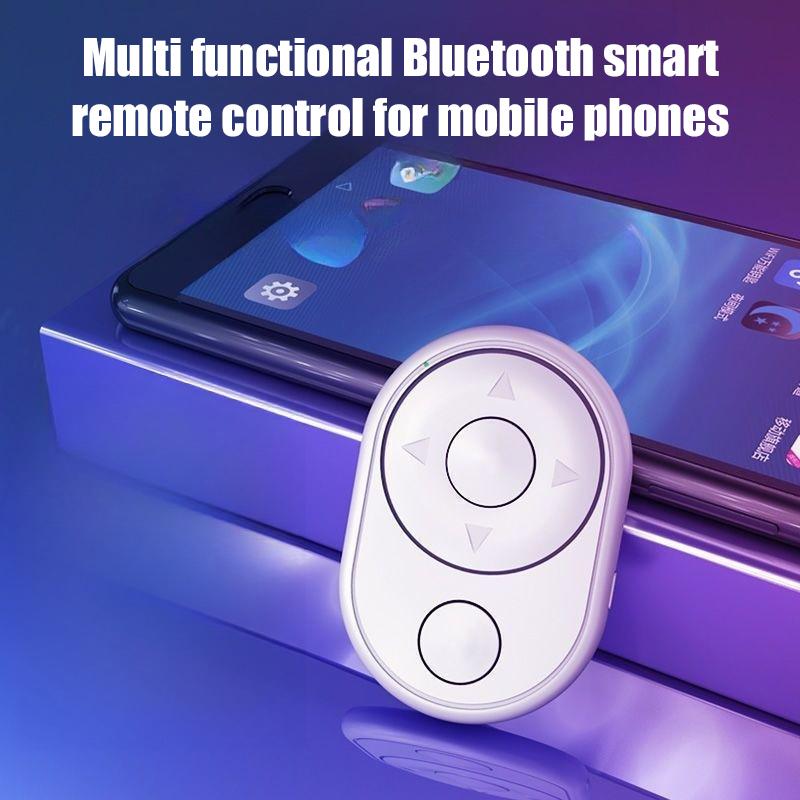 Mini Wireless Bluetooth Remote Shutter Controller Button Selfie Camera Rocker Shutter Remote Control Page Turning Douyin Liker