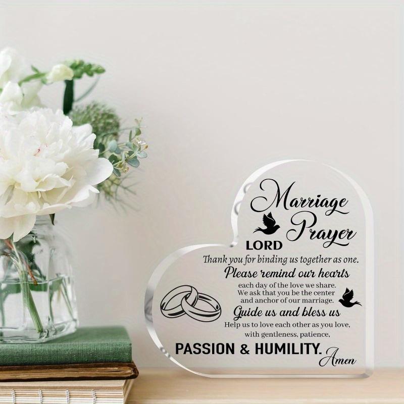 Hochzeitslogo, Hochzeitsgeschenk für die Frischvermählten, Gebetszitate für Paare, Hochzeitssegen-Geschenk, christliche Hochzeitsgeschenkideen.