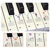 Transparent & Removable Piano Sticker, Electronic Piano Keyboard Notes Stickers