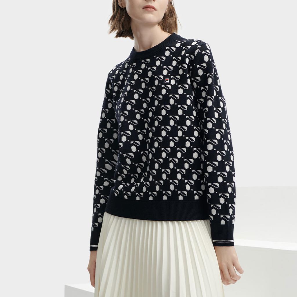 New FILA Sweaters Women's Legend Blue F11W341405FNV