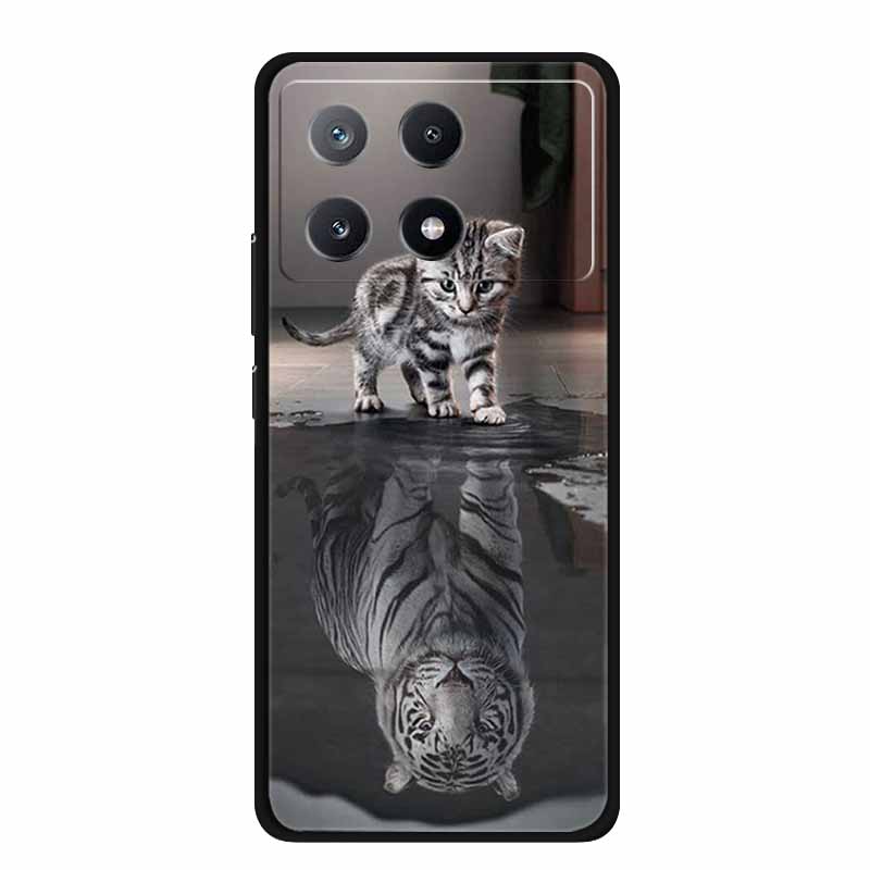 For Xiaomi Poco F8 Pro Case PocoF8 Pro TPU Cover Soft Silicone Funda Phone Case For Poco F8 Pro Case Lion Wolf Shockproof Coque