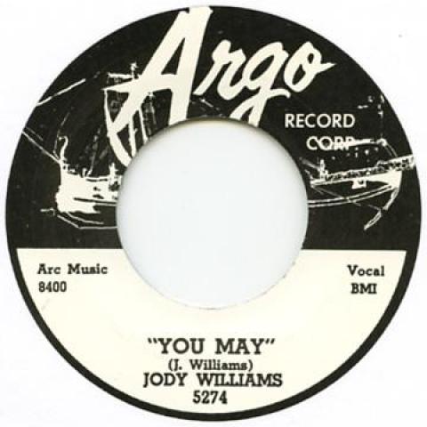 

7inch Record JODY WILLIAMS - You May / Lucky You ARGO5274 Argo UK 1957 UK Blues