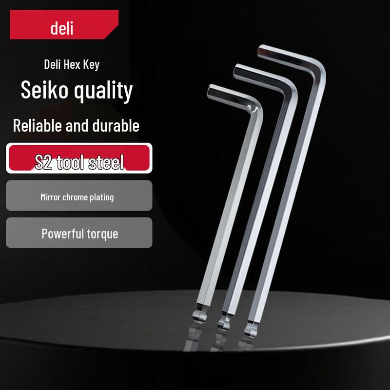 Deli Industrial Grade Extended Ball Head Hex Wrench