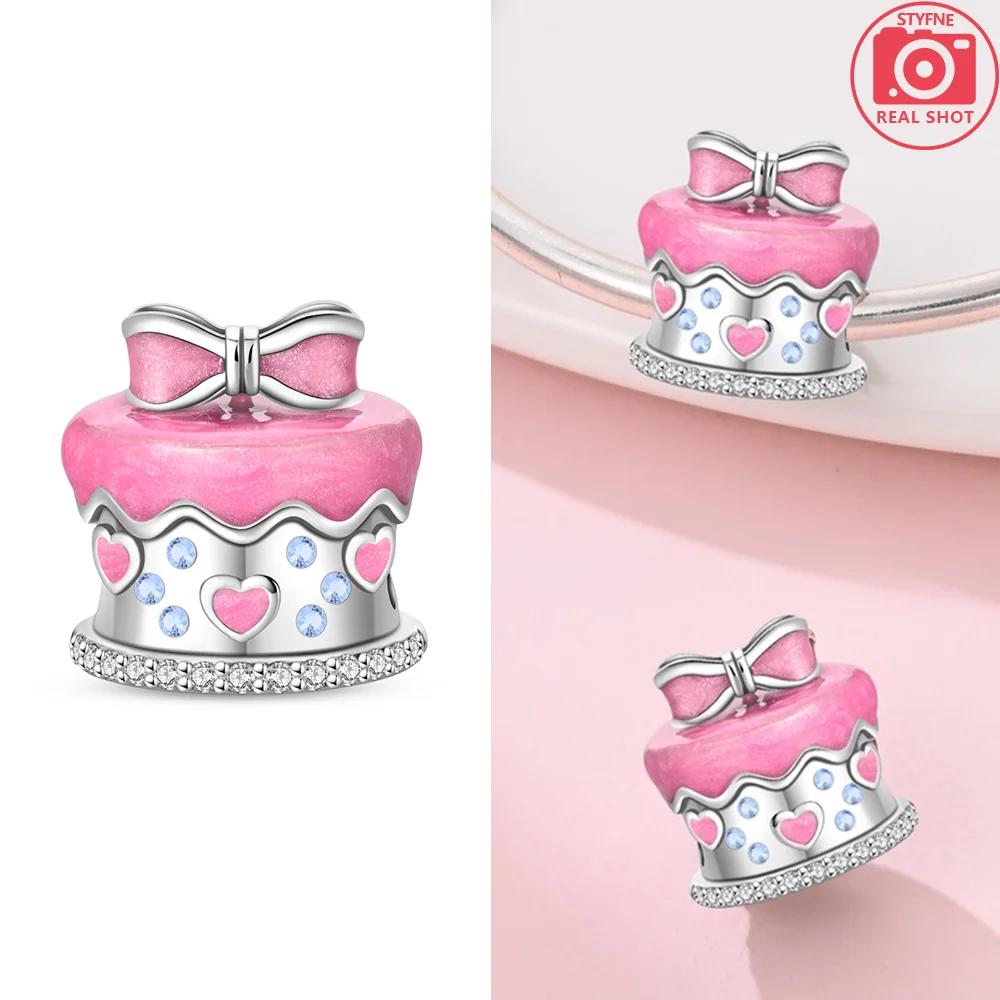 Charms Copper Original Red Cherry Girl Polka Dot Matryoshka Bow Beads Fit Bracelet Jewelry Women Making Diy Gift Accessory