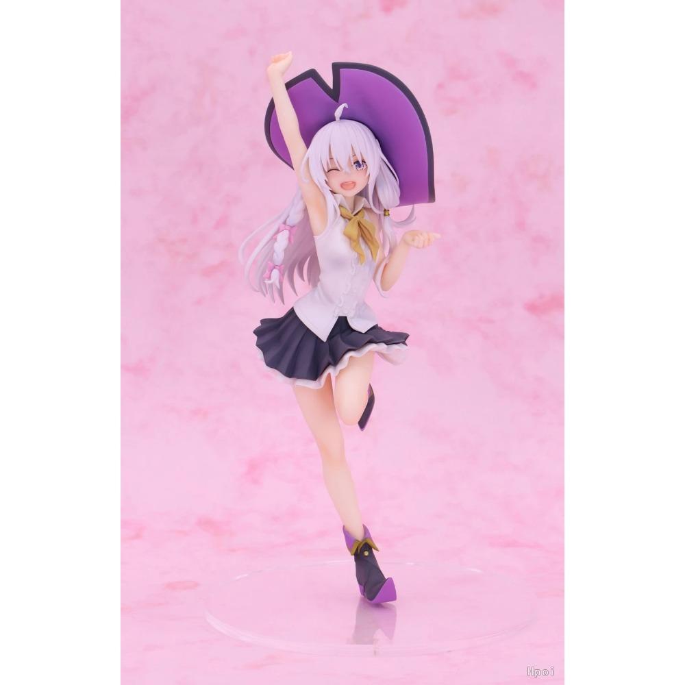 16CM Anime THE JOURNRY OF ELAINA Elaina Figure Energetic Girl Cute Animation Model Toys Gifts Collection Decoration  PVC