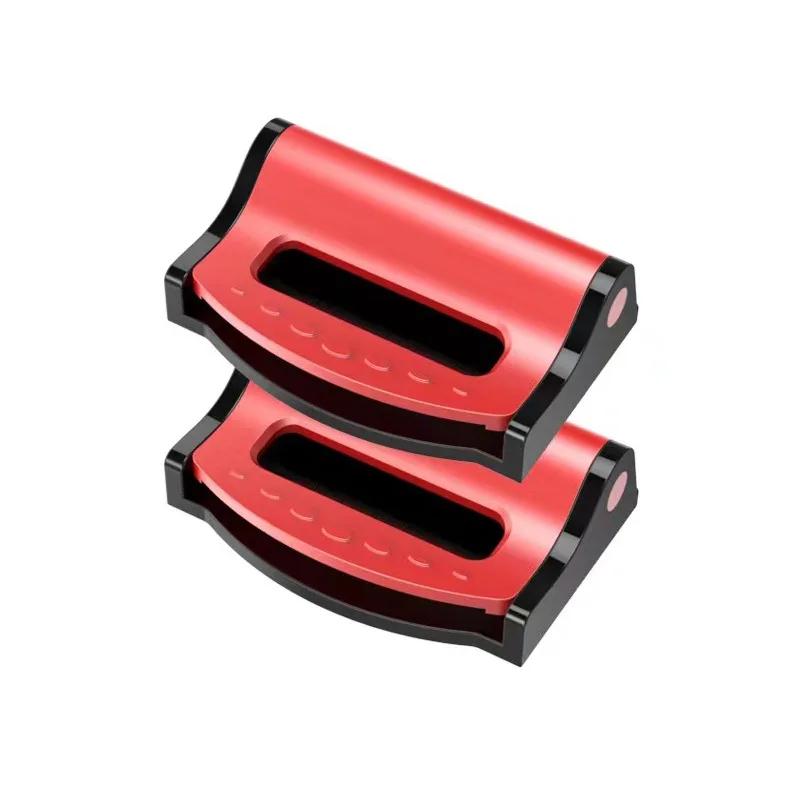 2pcs Car Seat Belts Anchor Safety Protection Safety Adjustable Auto Stopper Buckle Plastic Clip Car Safety Universal