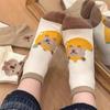 SCIONE Cute Kapibala Socks Women Socks Trend Cotton Socks Spring and Summer Thin Cartoon Low Socks Short Tube